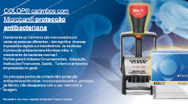 Carimbo Antibacteriano Microban